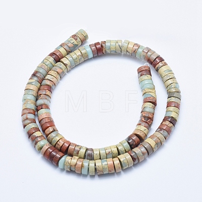 Natural Aqua Terra Jasper Beads Strands G-E444-17-8mm-1