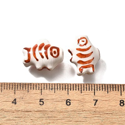 Handmade Porcelain Beads PORC-S002-04B-1