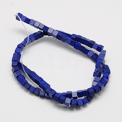 Synthetic Turquoise Beads Strands X-TURQ-G108-4x4mm-04-1
