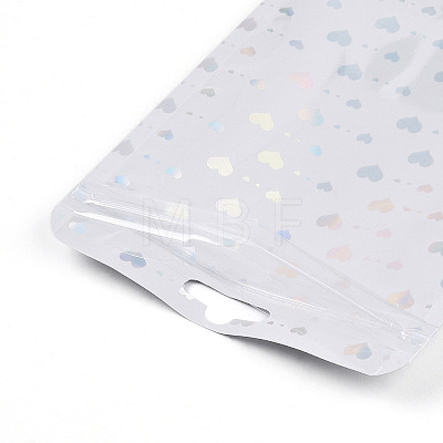 Rectangle Laser Plastic Yin-yang Zip Top Gift Bags X1-OPP-E004-01B-C02-1
