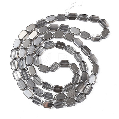 Electroplate Glass Beads Strands EGLA-N008-017-C02-1
