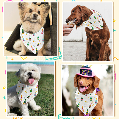 Cotton Dog's Kerchief AJEW-WH0503-011-1