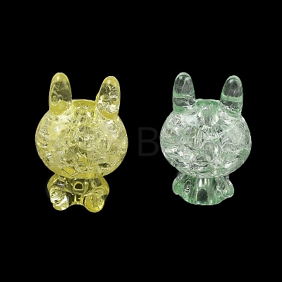 Transparent Crackle Acrylic Beads AC-CBA4496-08-1