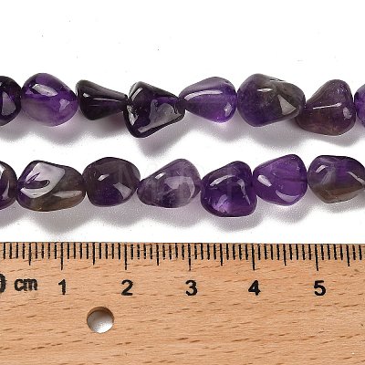 Natural Amethyst Beads Strands G-P497-01E-45-1