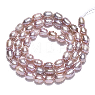 Natural Cultured Freshwater Pearl Beads Strands PEAR-N012-04Q-1