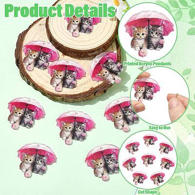 Printed Acrylic Pendants MACR-CJC0004-43-1