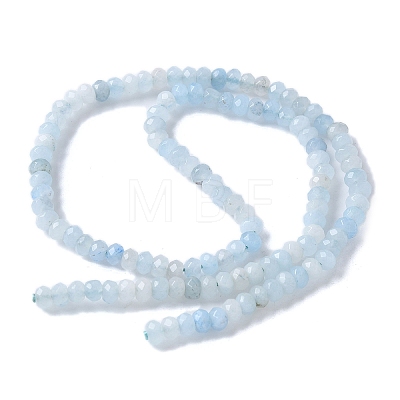 Dyed Natural Malaysia Jade Rondelle Beads Strands G-E316-2x4mm-61-1