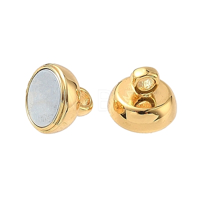 Disc Brass Magnetic Clasps KK-B160-37G-1