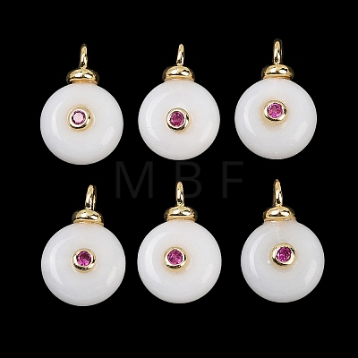 Natural White Jade Pendants G-Z134-02G-02-1