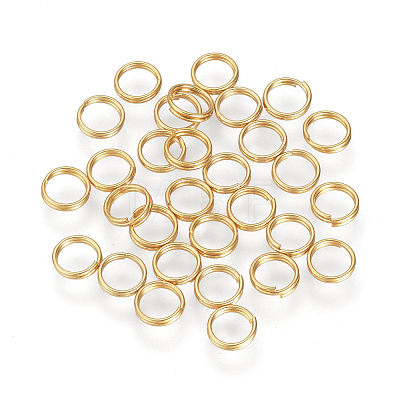 304 Stainless Steel Split Rings LS-STAS-Q186-01-8mm-G-1