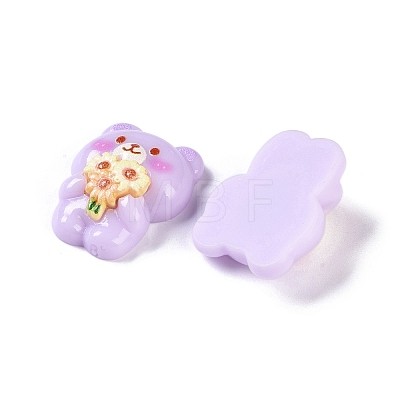 Cartoon Bear Opaque Resin Decoden Cabochons CRES-I031-02-1