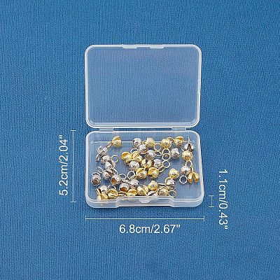 Brass Bead Tips KK-FH0001-46-1