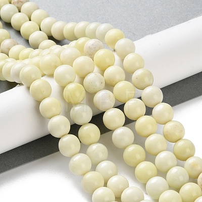 Natural Jade Beads Strands G-L609-A01-02-1