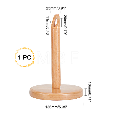 Wooden Hanging Commodity HJEW-WH0180-40-1