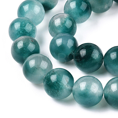 Two Tone Natural Jade Bead Strands X-G-R165-8mm-05-1