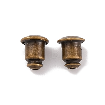 Brass Ear Nuts KK-EC028-AB-FF-1