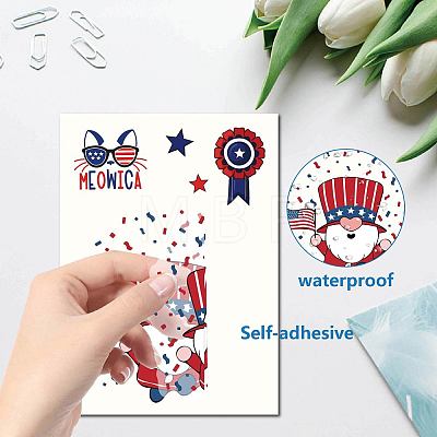 8 Sheets 8 Styles PVC Waterproof Wall Stickers DIY-WH0345-198-1