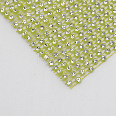 Plastic Elasticity Rhinestone Net KY-WH0020-86C-1