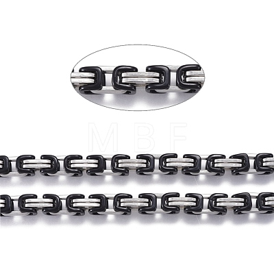 304 Stainless Steel Byzantine Chains CHS-K010-03A-BP-1