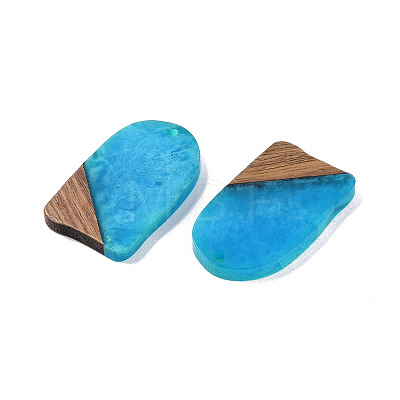 Resin & Wood Pendants WOOD-F015-13F-1