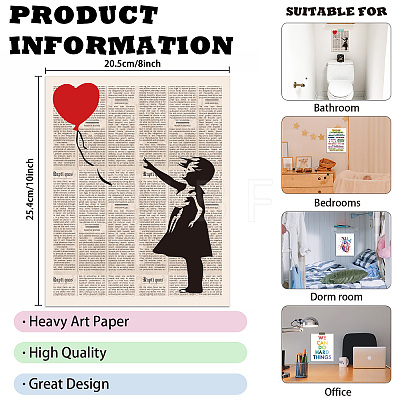 Rectangle with Face Pattern Paper DIY-WH0349-119-006-1