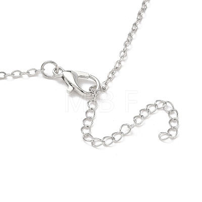Cat Shape Alloy Rhinestone Pendant Necklaces FS-WG5CA0C-01-1