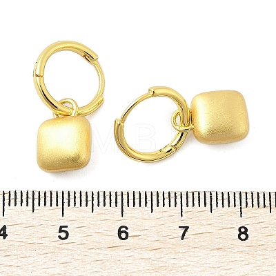 Brass Pendants Hoop Earrings EJEW-B120-08G-02-1