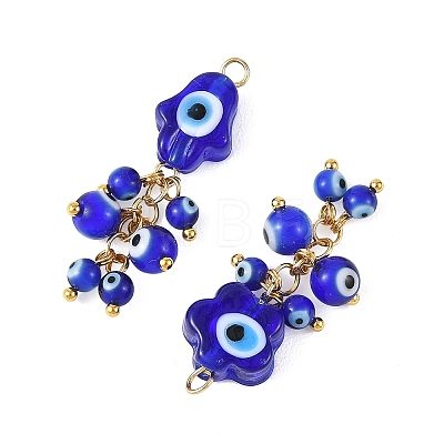 Handmade Lampwork Pendants PALLOY-JF05965-1