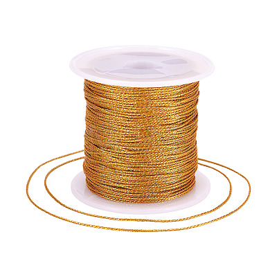 2 Rolls Round PET Metallic Thread MCOR-TADJ0001-01D-01-1