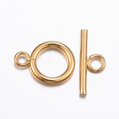 304 Stainless Steel Toggle Clasps STAS-H380-03G-1
