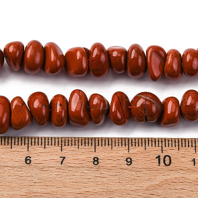 Natural Red Jaseper Beads Strands G-RM250109-B5-1