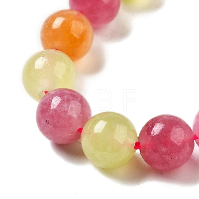 Dyed Natural Malaysia Jade Beads Strands G-G021-02B-16-1