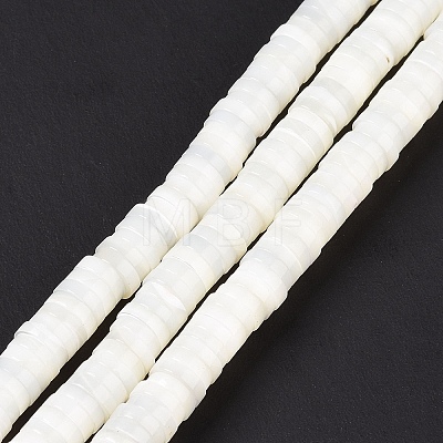 Natural Trochid Shell/Trochus Shell Beads Strands X-SSHEL-L016-13E-1