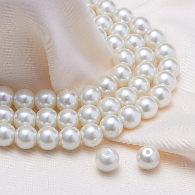 Eco-Friendly Dyed Glass Pearl Round Beads HY-BC0001-8mm-RB011-1