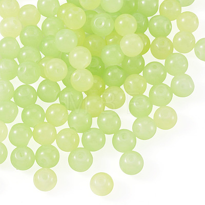 1 Strand Imitation Jade Glass Beads Strands DGLA-TAD0001-03C-1