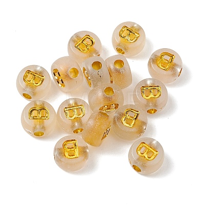 Luminous Transparent Acrylic Beads OACR-P037-01B-B-1