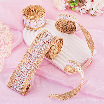 3 Rolls 3 Styles Burlap Ribbon OCOR-TA0003-89-1