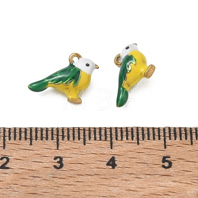 304 Stainless Steel Enamel Pendants SA-CBAD067-36G-01-1