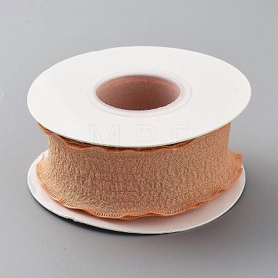 10 Yards Polyester Ruffled Ribbons OCOR-TAC0034-06F-1
