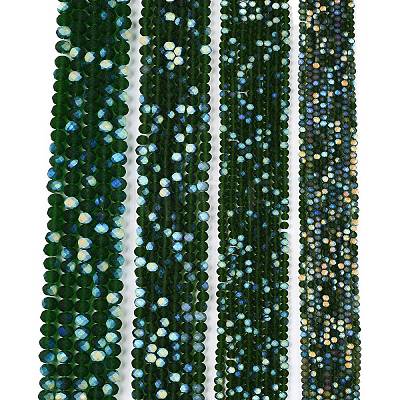 Transparent Glass Beads Strands EGLA-A044-T6mm-MB24-1