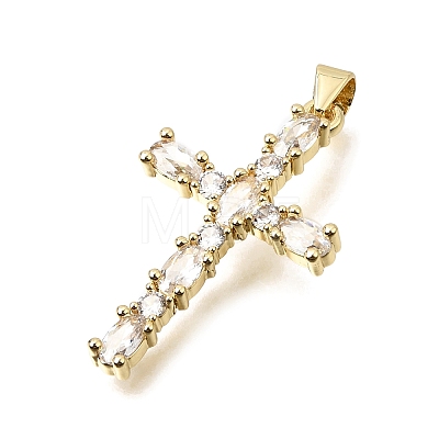 Brass Pave Cubic Zirconia Pendants CU-CBAE7DF-11G-A02-1