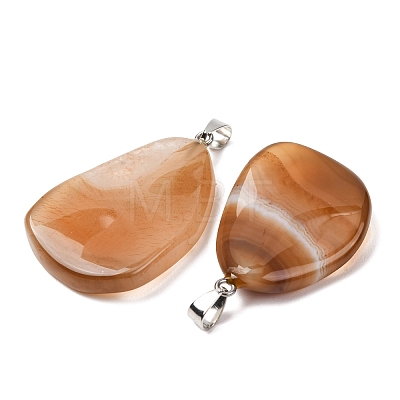 Natural Agate Pendants GG-K002-05G-1