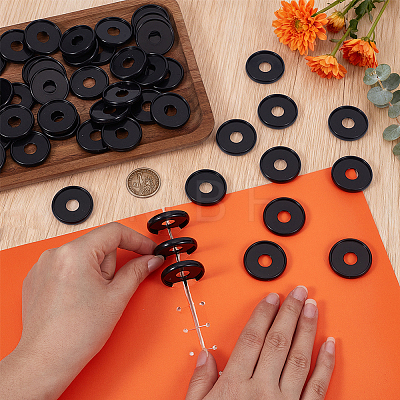 Plastic Loose Leaf Ring Round Binder Discs FIND-WH0366-314-1