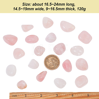Olycraft Natural Rose Quartz Beads G-OC0003-62-1