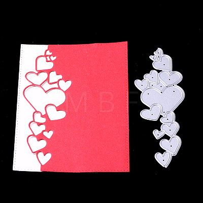 Valentine's Day Theme Carbon Steel Embossing Knife Die Cutting for DIY Template DIY-P042-23-1