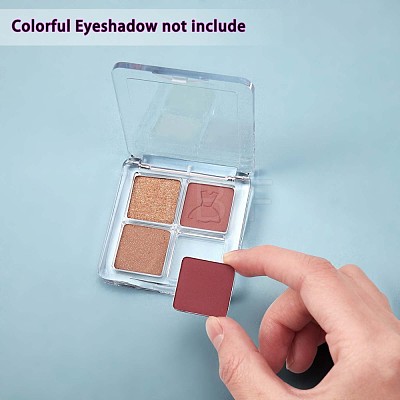 9 Pcs Transparent Empty Eyeshadow Palette JX089A-1