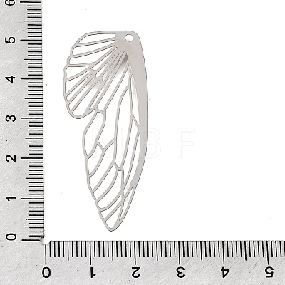 201 Stainless Steel Big Pendants STAS-G396-06P-1