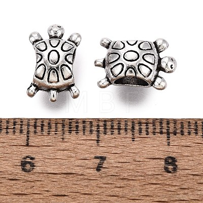 Tibetan Style Alloy Beads PALLOY-S079-117AS-1