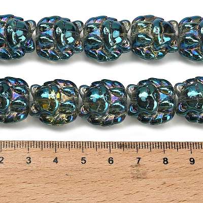 Electroplate Glass Bead Strands EGLA-H110-01HR-01-1