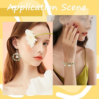 30Pcs Opaque Resin Imitation Pearl Charms FIND-YW0009-02-1